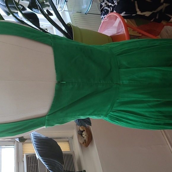 Donna Ricco Green Summer Dress - Picture 4 of 10